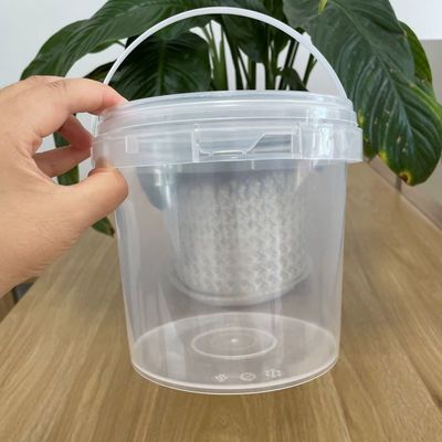 プラスチックハンドルと蓋のプラスチックバケツをカスタマイズ