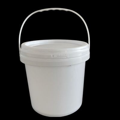 シルクスクリーン/熱伝送/IML印刷 ペットフード用のカスタムホワイトプラスチックバケツ
