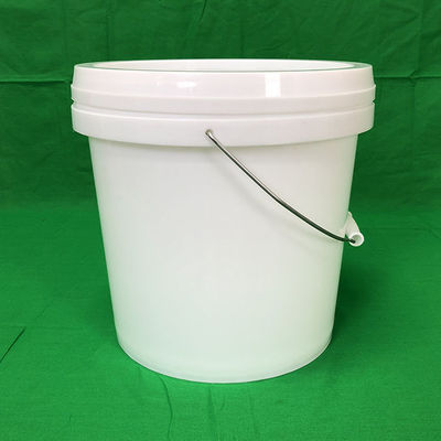 15L プラスチックバケツ 丸い 白いバケツ スナック 性能 GAP/ISO/FDA 証明書