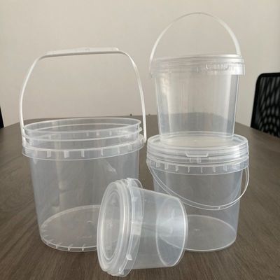 シルクスクリーン/熱転送/IML印刷 PPコンテナ プラスチック丸いバケツ