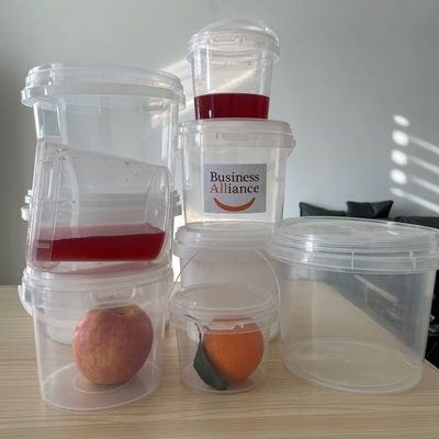 1L 2L 3L 4L 5L 食品用バケツ 蓋付き PP素材 防腐プラスチック容器