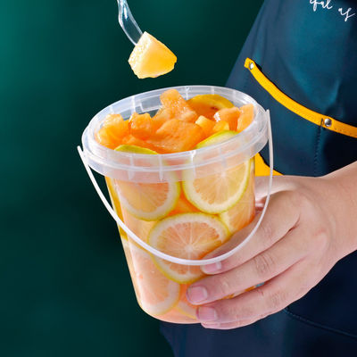 環境に優しい材料と印刷オプションの工業用ラウンドプラスチックバケツ