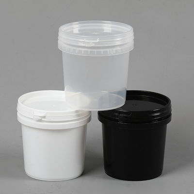 カスタマイズ 食品配送容器 プラスチックバケツ 白/透明/カスタマイズ