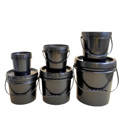 カスタマイズ 食品配送容器 プラスチックバケツ 白/透明/カスタマイズ