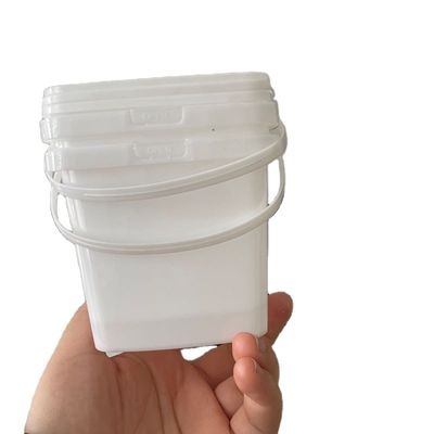 300ml 500ml 750ml 1L クリアバケツの蓋付きの円形または四角形カスタムプラスチック容器