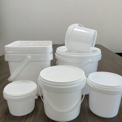 1 ガロンの乳製品タンブ ヨガ アイスクリーム 食品 蓋とポリプロピレン付きプラスチックバケツ