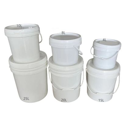 5 ガロンのプラスチックバケツとスプート蓋18L容量でペットフードストレージをカスタマイズします