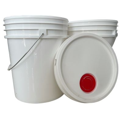 メタルハンドル付き20リットルのプラスチックバケツ GAP/ISO/FDAによって認証された耐久性