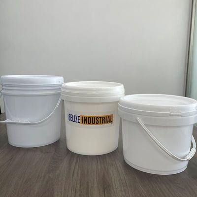 無料サンプル 食品グレードのプラスチックバケツ 2 ガロ 8L丸いコンテナバケツ