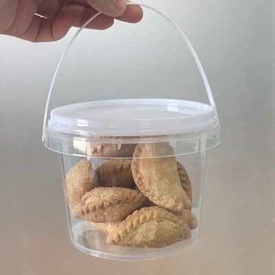 中国 プラスチックバケツ 工場 供給 ミニ 透明 プラスチック コンテナ バケツ