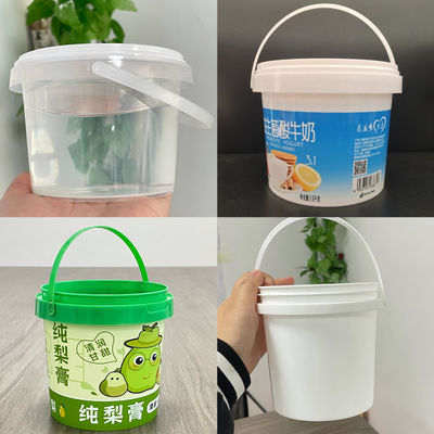 中国 プラスチックバケツ 工場 供給 ミニ 透明 プラスチック コンテナ バケツ