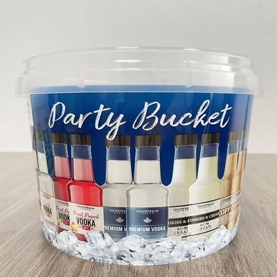 1 ガロンのバケツ 蓋付きのプラスチックバケツ