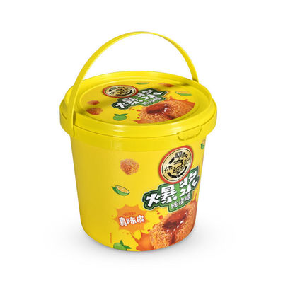 ヨーグルト キャンディー バン プラスチック バケツ 300ml 500ml 1L 白い容器 蓋付き