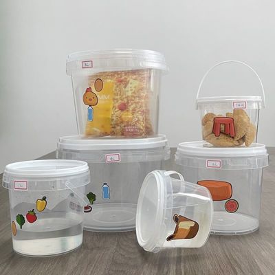 工場価格 プラスチックバケツ 1L 2L 3L 4L 5L 食品容器