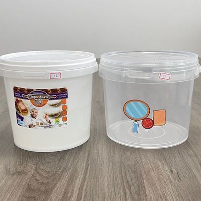 工場価格 プラスチックバケツ 1L 2L 3L 4L 5L 食品容器