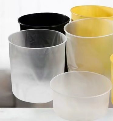 便利 な 赤色 の 使い捨て プラスチック の バケツ ライン パーソナライズ 簡単 に 処分 する 必要 性