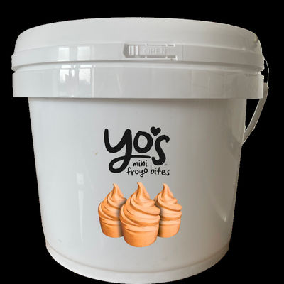 無料サンプル 食品グレードのプラスチックバケツ 2 ガロ 8L丸いコンテナバケツ