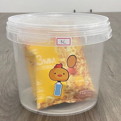 中国 プラスチックバケツ 工場 供給 ミニ 透明 プラスチック コンテナ バケツ